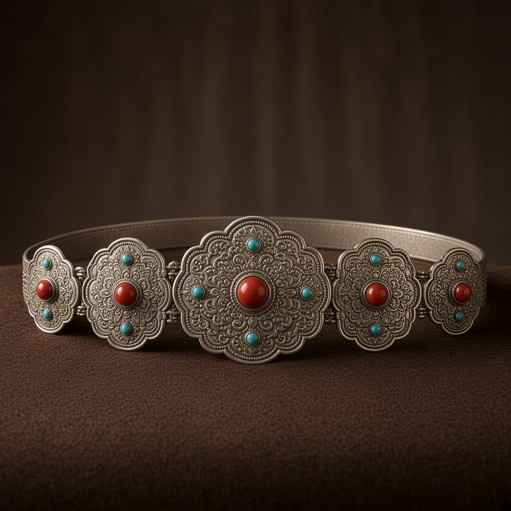 Five-plaque belt